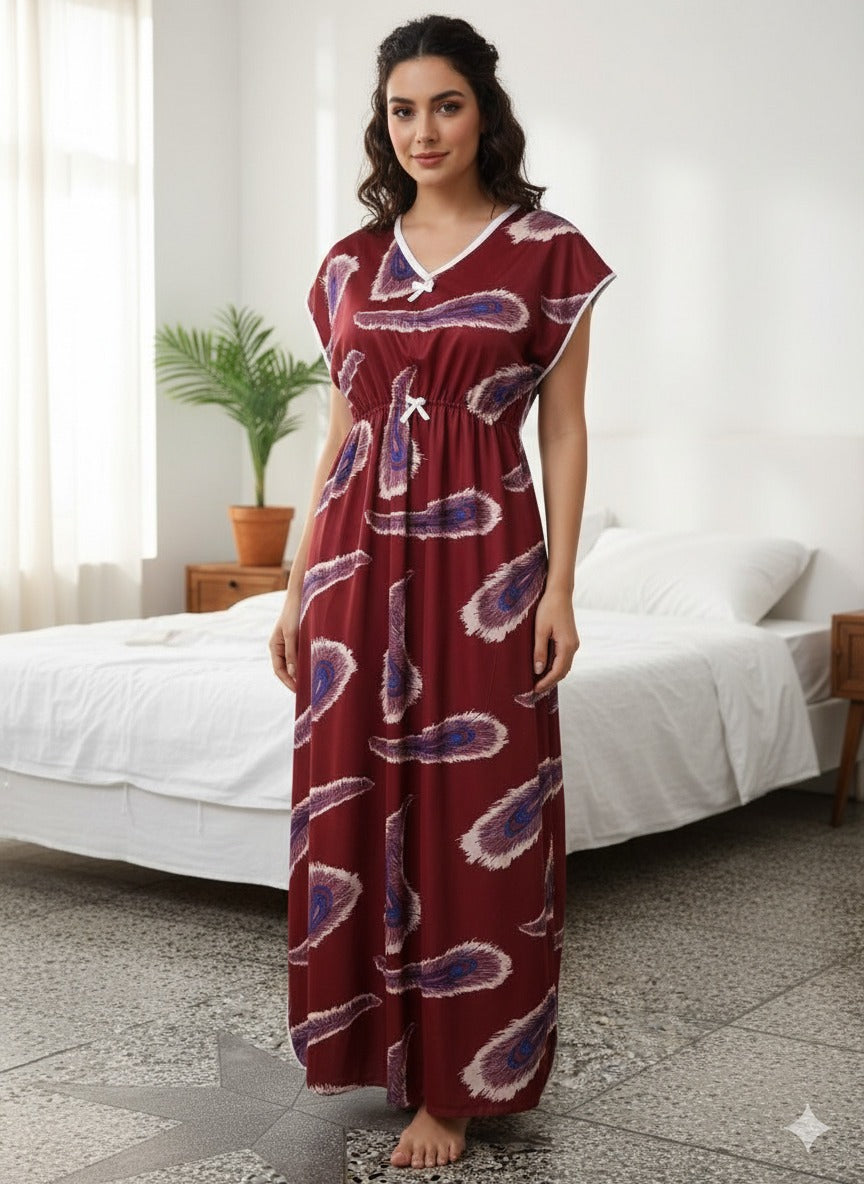 girls blue chain maxi